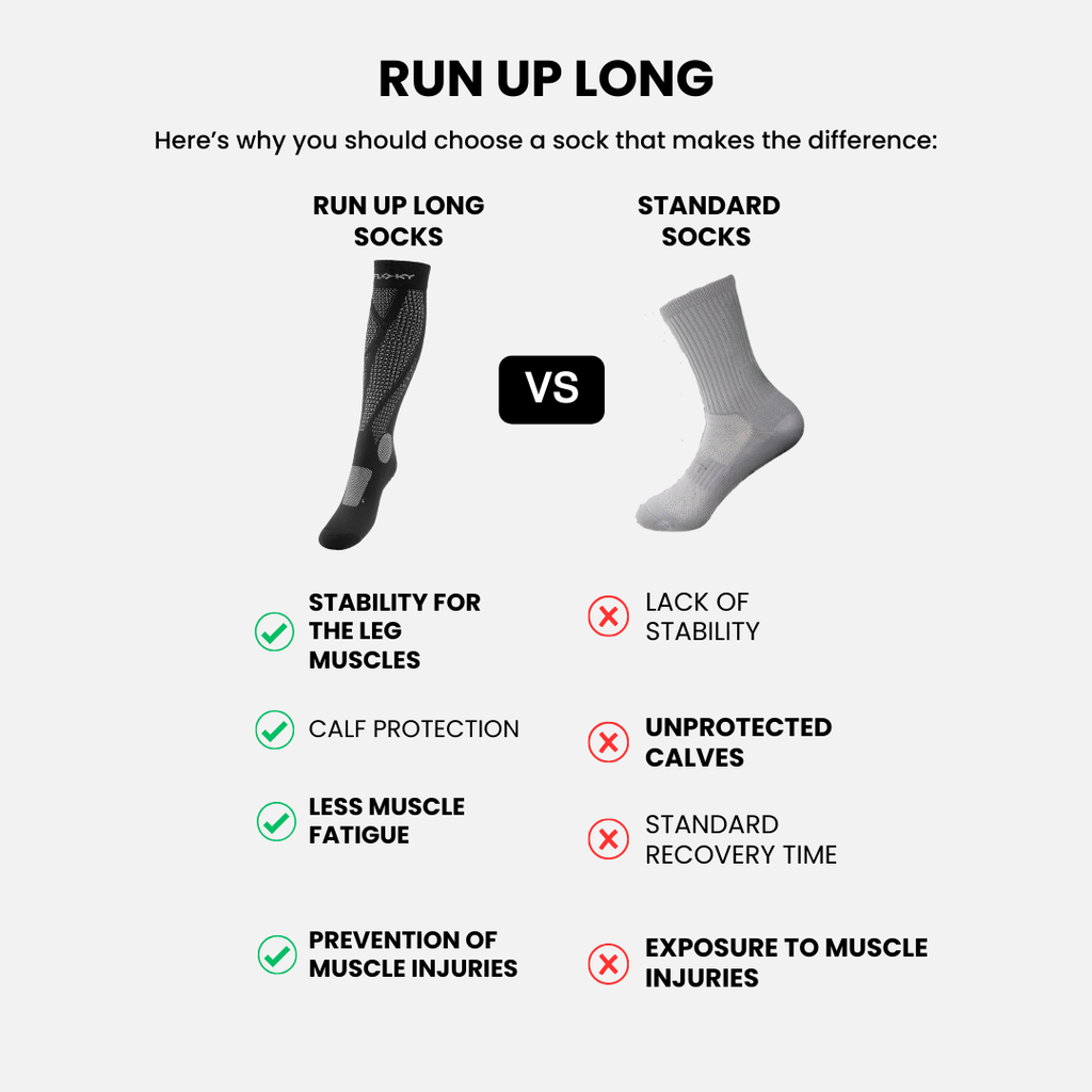 RUN UP Long Sock